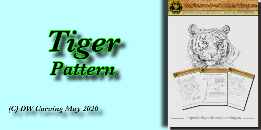 Tiger Carving pattern